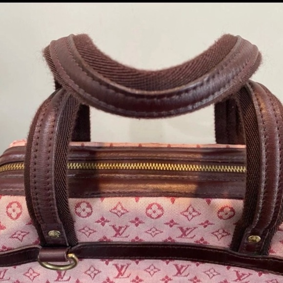 Authentic Bordeaux Mini Lin Monogram - Picture 8 of 8